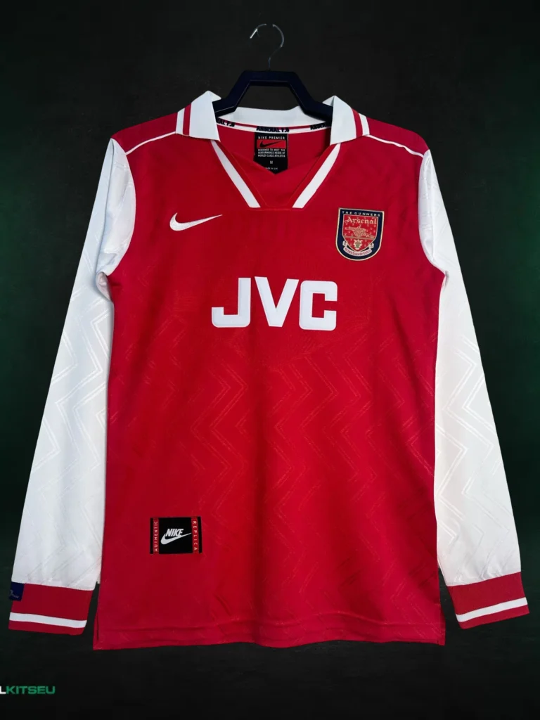 Arsenal FC Home Long Sleeve Retro Shirt Fan 1996/97