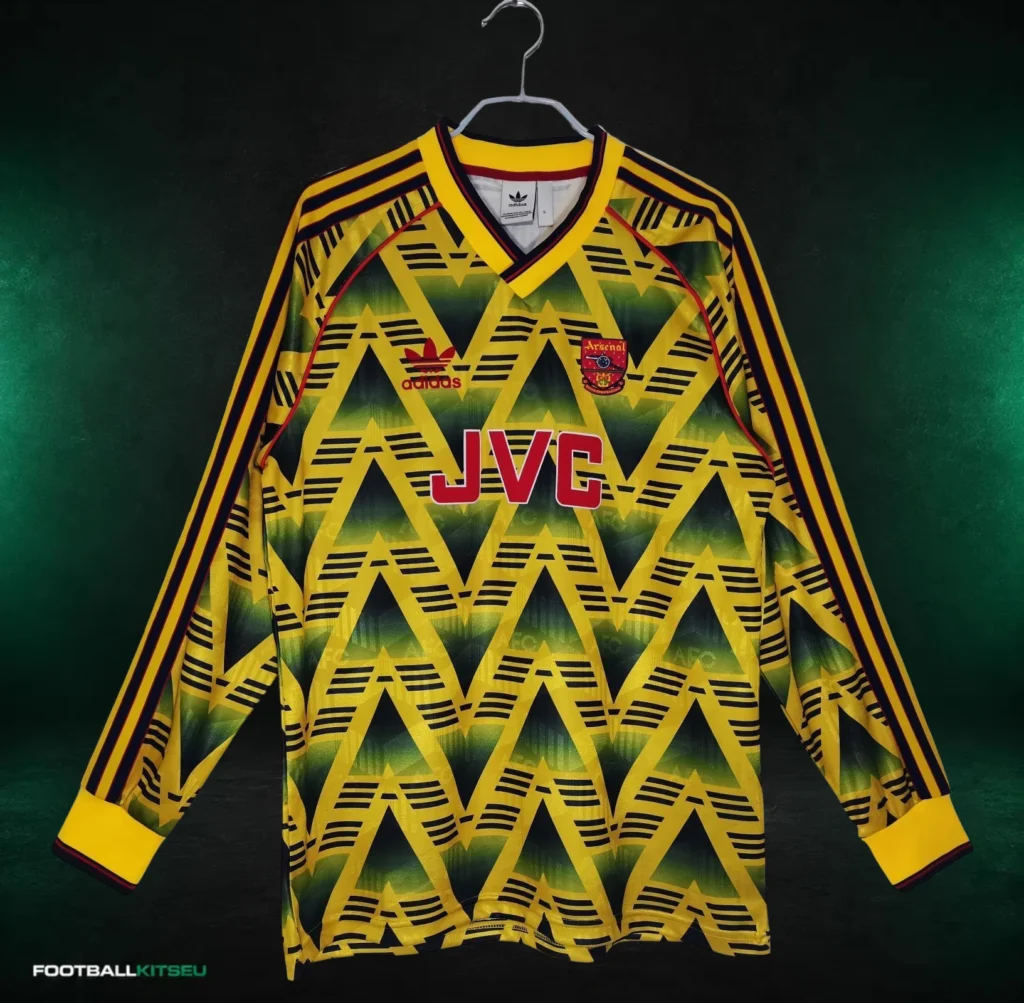 Arsenal FC Away Long Sleeve Retro Shirt Fan 1991/93