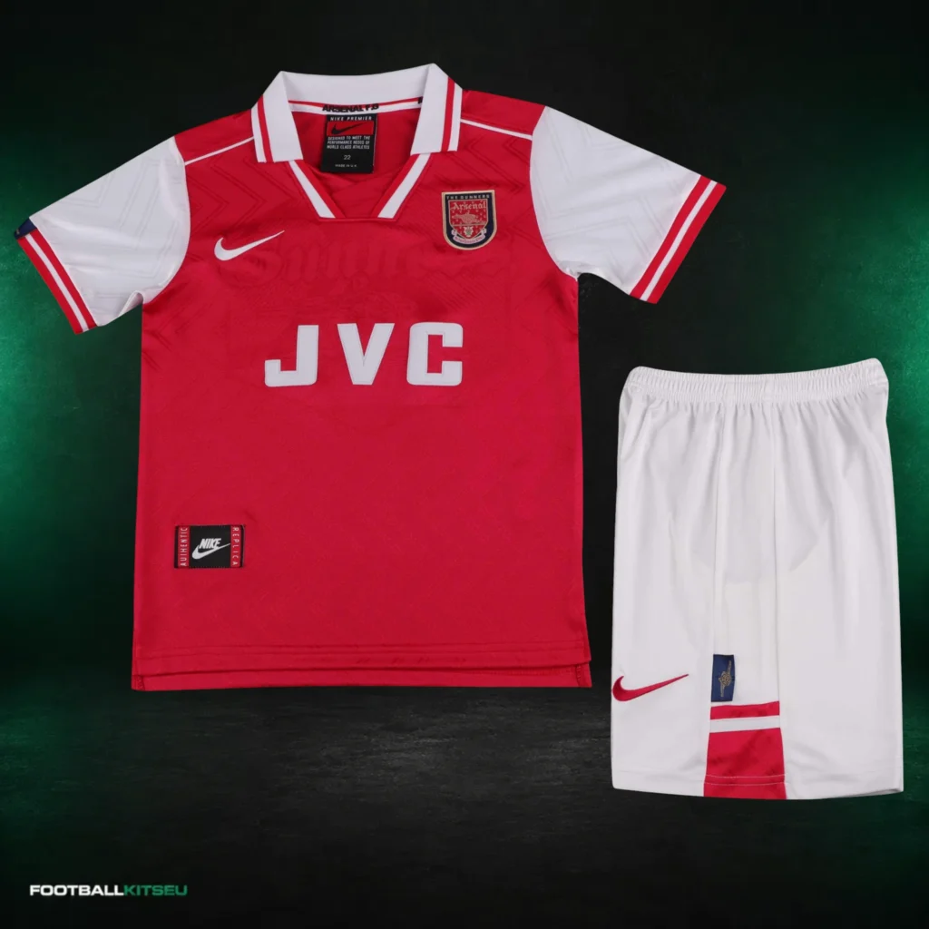 Arsenal FC Home Retro Kids Kit 1996/97