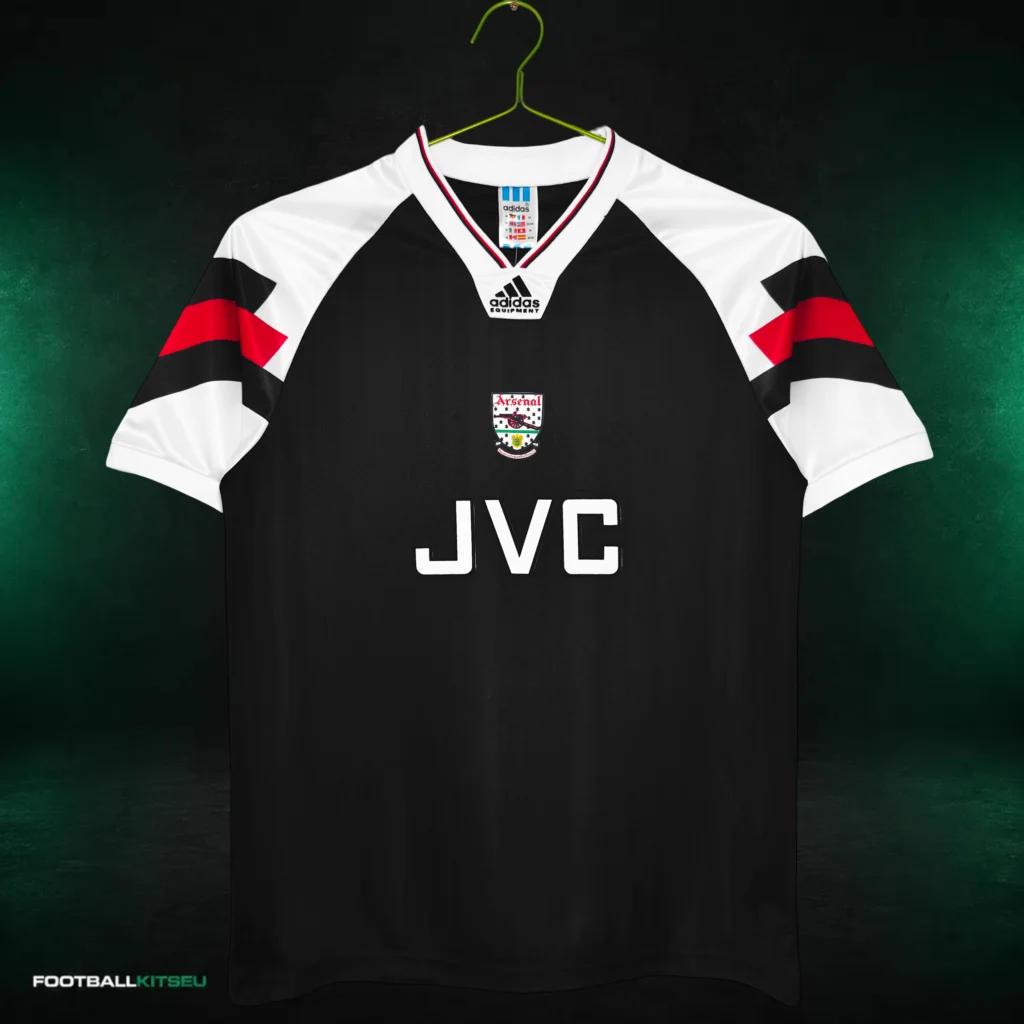 Arsenal FC Away Black Retro Shirt Fan 1992/94