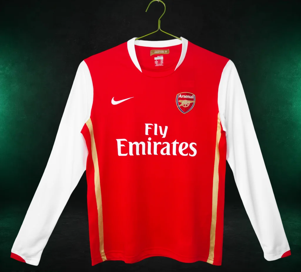 Arsenal FC Home Long Sleeve Retro Shirt Fan 2006/07