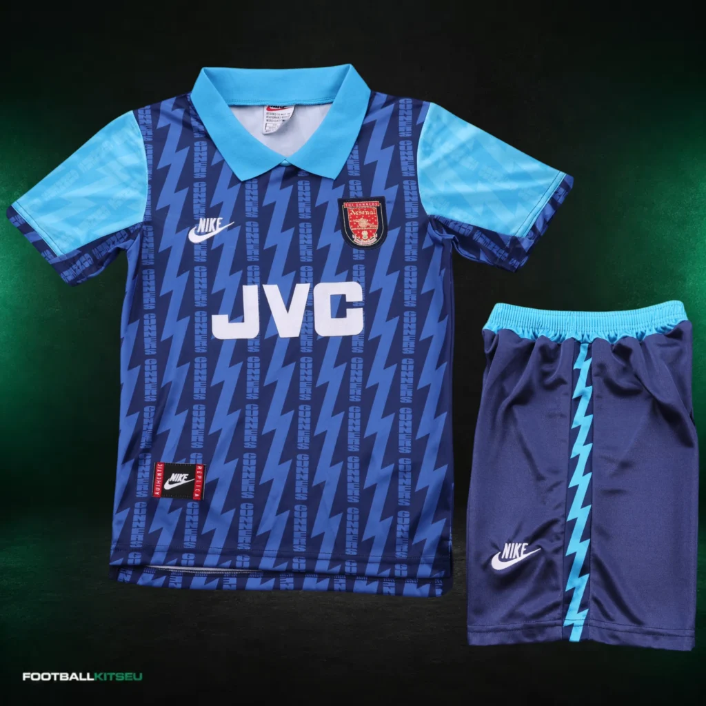 Arsenal FC Away Retro Kids Kit 1994/95