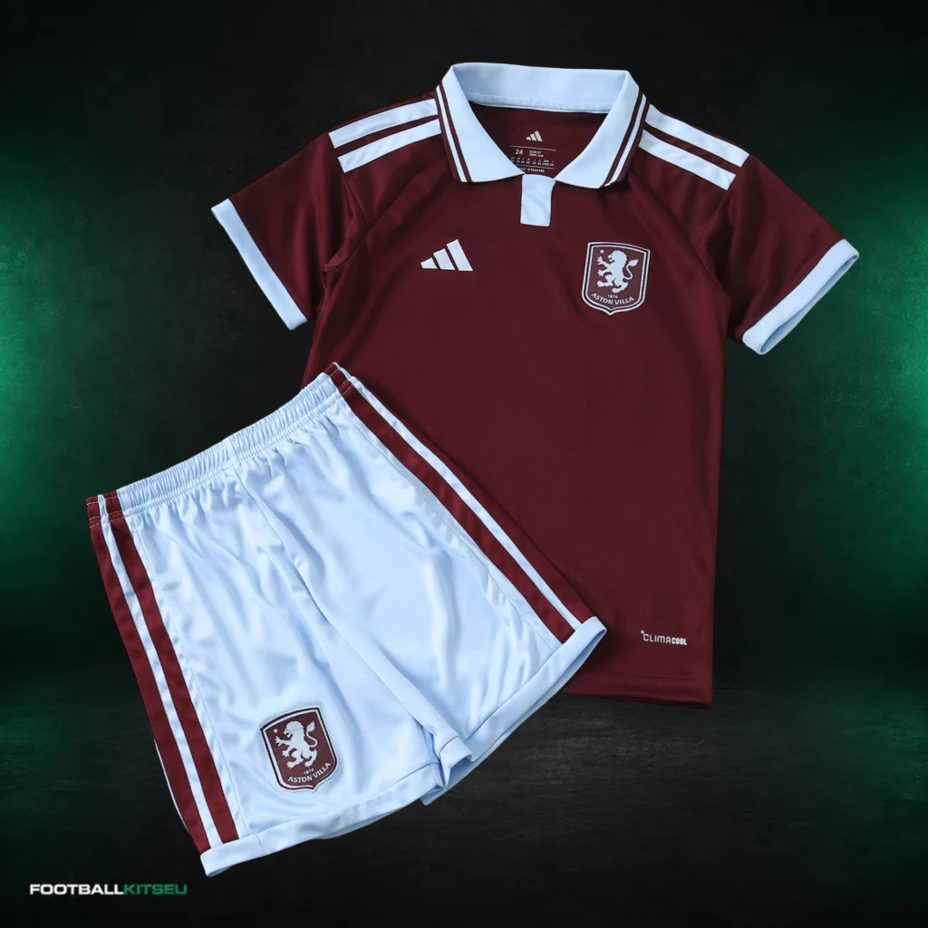 Aston Villa Home Kids Kit 2026/27