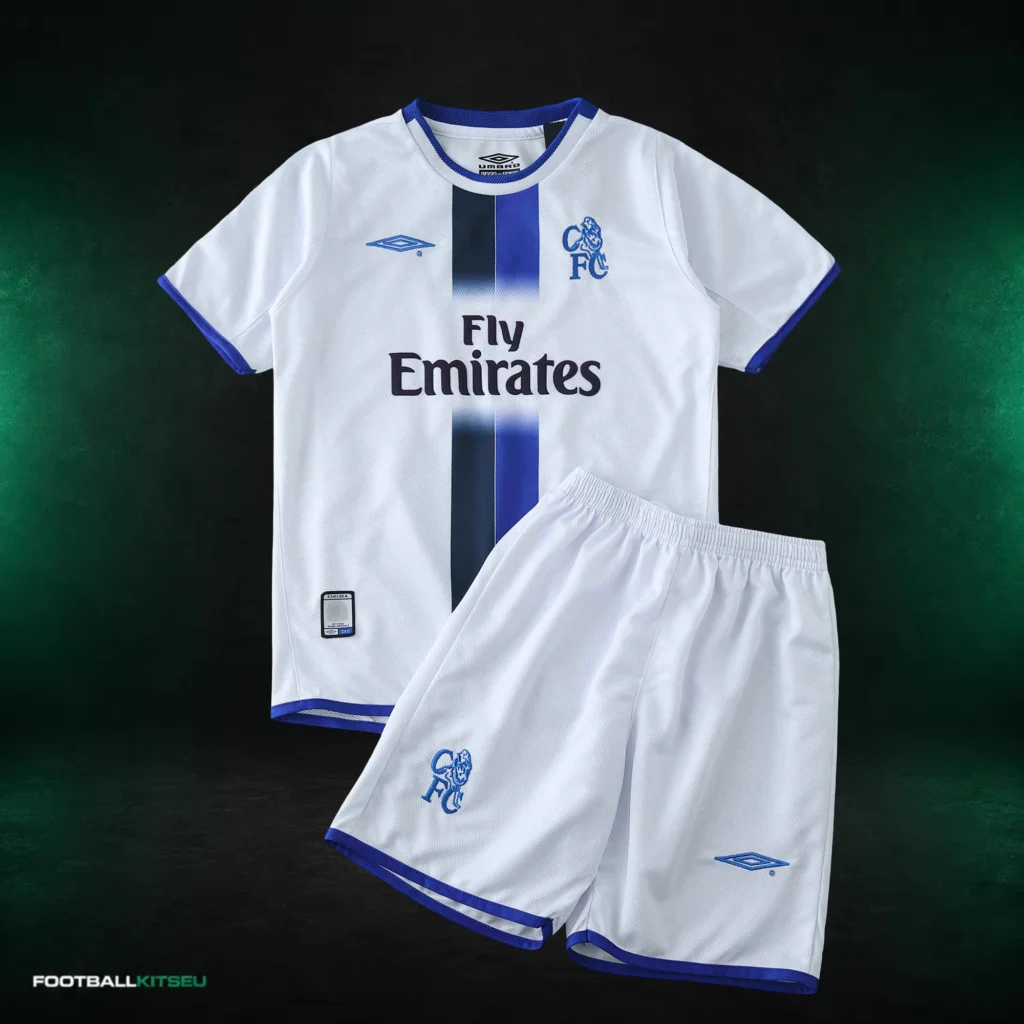 Chelsea Away Retro Kids Kit 2003/04
