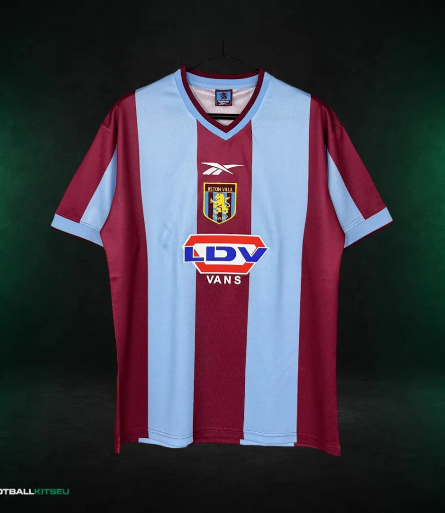 Aston Villa Home Retro Shirt Fan 1999/00