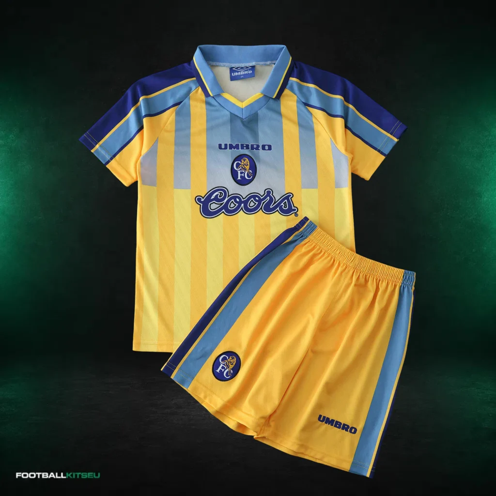 Chelsea Away Retro Kids Kit 1995/97
