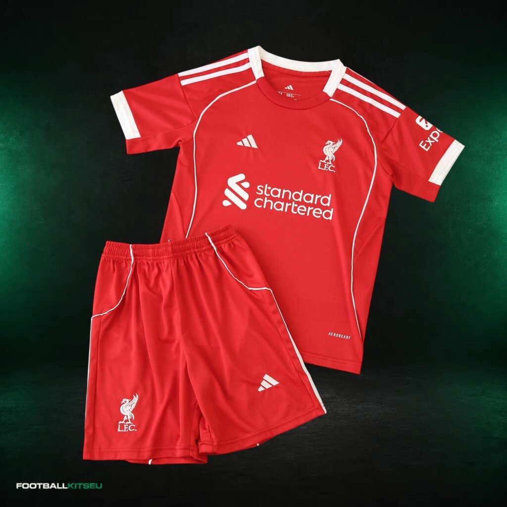 Liverpool Home Kids Kit 2025/26