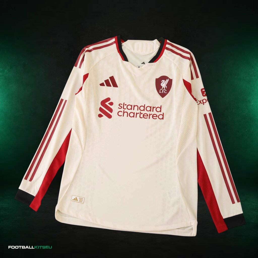 Liverpool Away Shirt Long Sleeve Player 2025/26