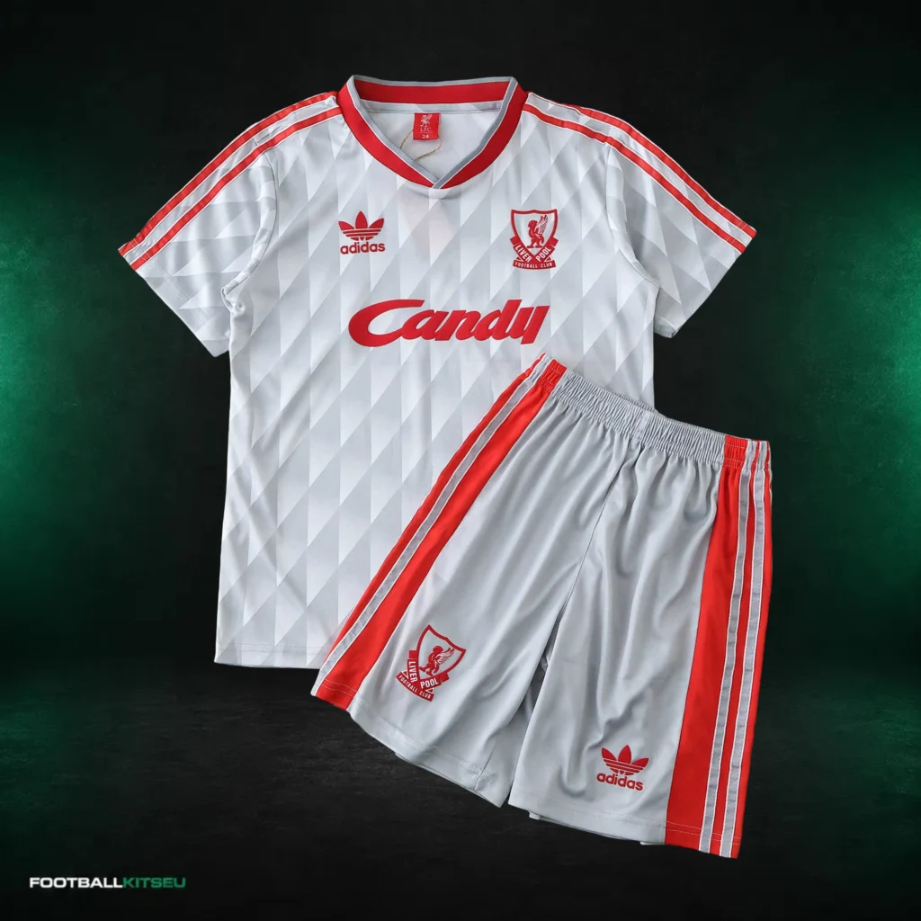 Liverpool Away Retro Kids Kit 1989/91