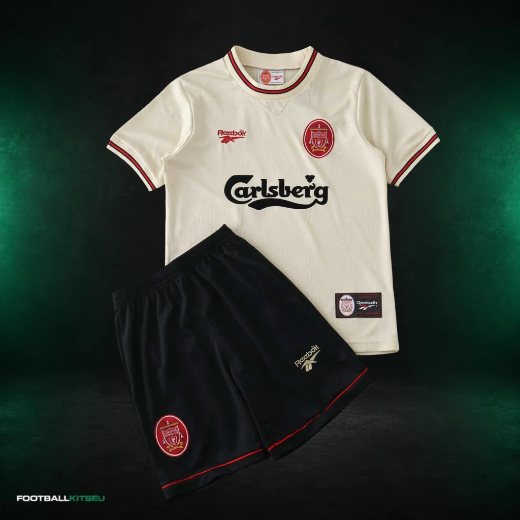 Liverpool Away Retro Kids Kit 1996/97