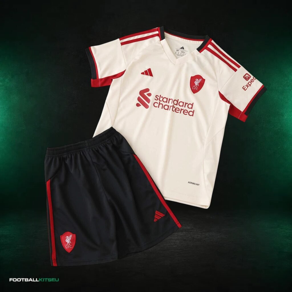 Liverpool Away Kids Kit 2025/26