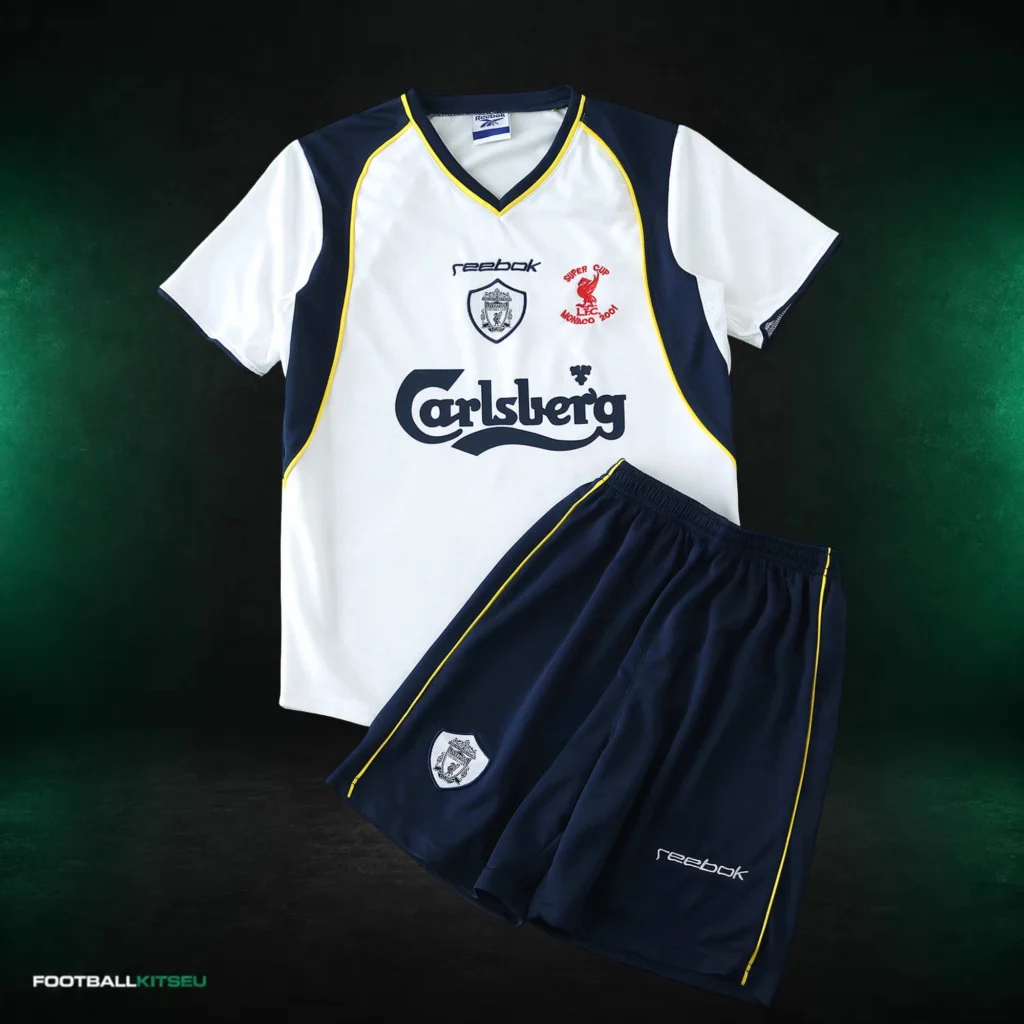 Liverpool Away Retro Kids Kit 2001/02