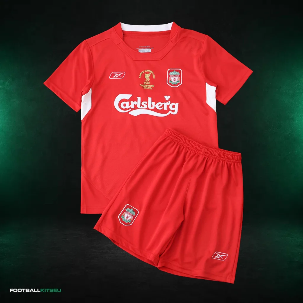Liverpool Home Retro Kids Kit 2004/05